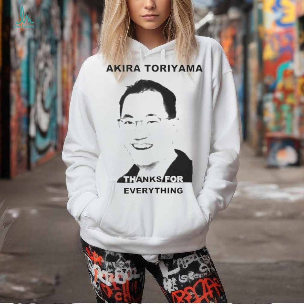Akira Toriyama Thanks for Everything Shirt Akira Toriyama Thanks for Everything Shirt