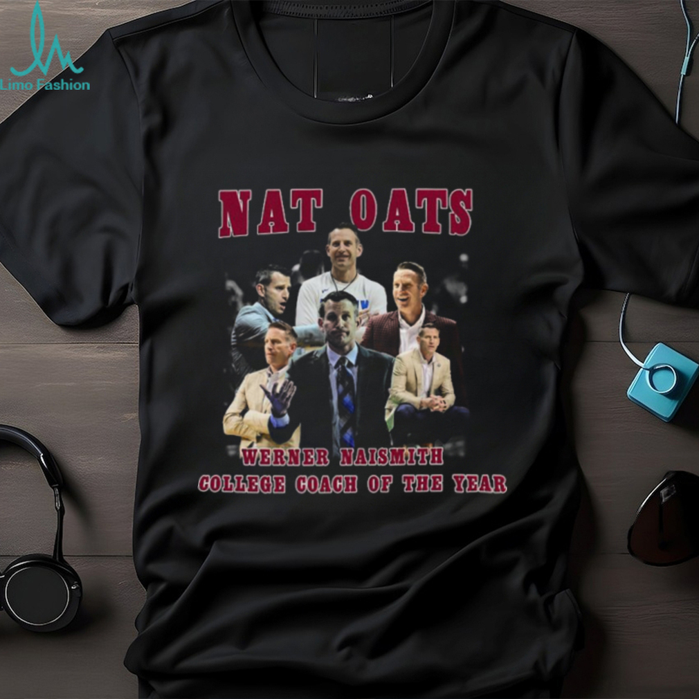 Alabama Crimson Tide Nat Oats Werner Naismith college coach of the year shirt Alabama Crimson Tide Nat Oats Werner Naismith college coach of the year shirt