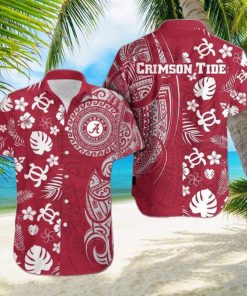 Alabama Crimson Tide Samoan Print Hawaiian Shirt