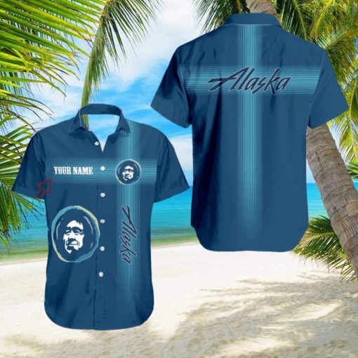 Alaska Airlines Logo Brand Hawaiian Shirt Custom Name Trending Summer