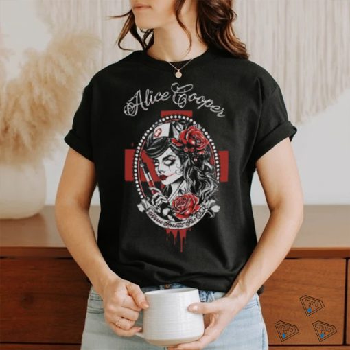 Alice Cooper Merch Store Nurse Rosetta New Shirt