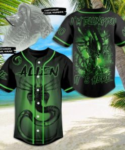 Alien I’m Telling You… It’s Here Custom Baseball Jersey