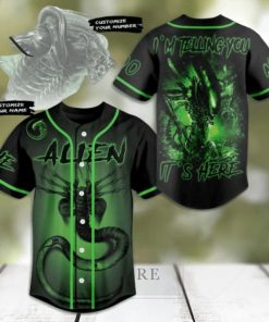 Alien I’m Telling You… It’s Here Custom Baseball Jersey