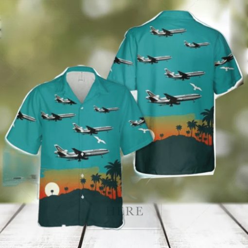 Alitalia (Continental Airlines) McDonnell Douglas DC 10 30 Hawaiian Shirt Beach Shirt For Men Women