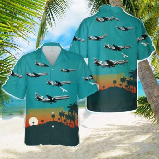 Alitalia (Continental Airlines) McDonnell Douglas DC 10 30 Hawaiian Shirt Beach Shirt For Men Women