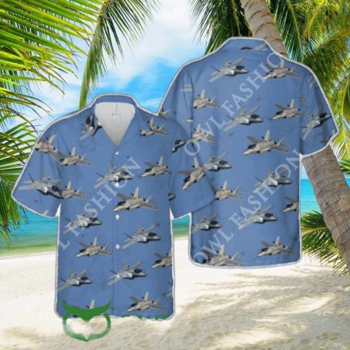 Aloha Summer US Navy F 35 Lightning II Hawaiian Shirt