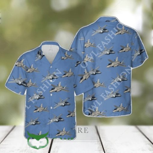 Aloha Summer US Navy F 35 Lightning II Hawaiian Shirt