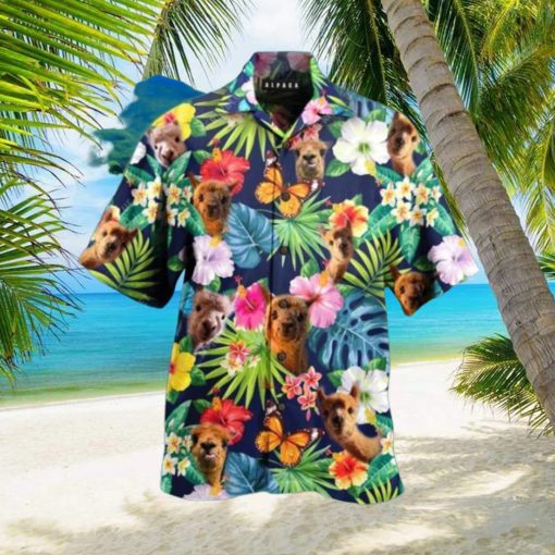 Alpaca Tropical Hawaiian Shirt Impressive Gift