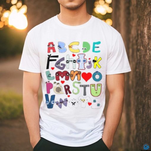 Alphabet Lore Az I Love You Letter For S S And S T shirt