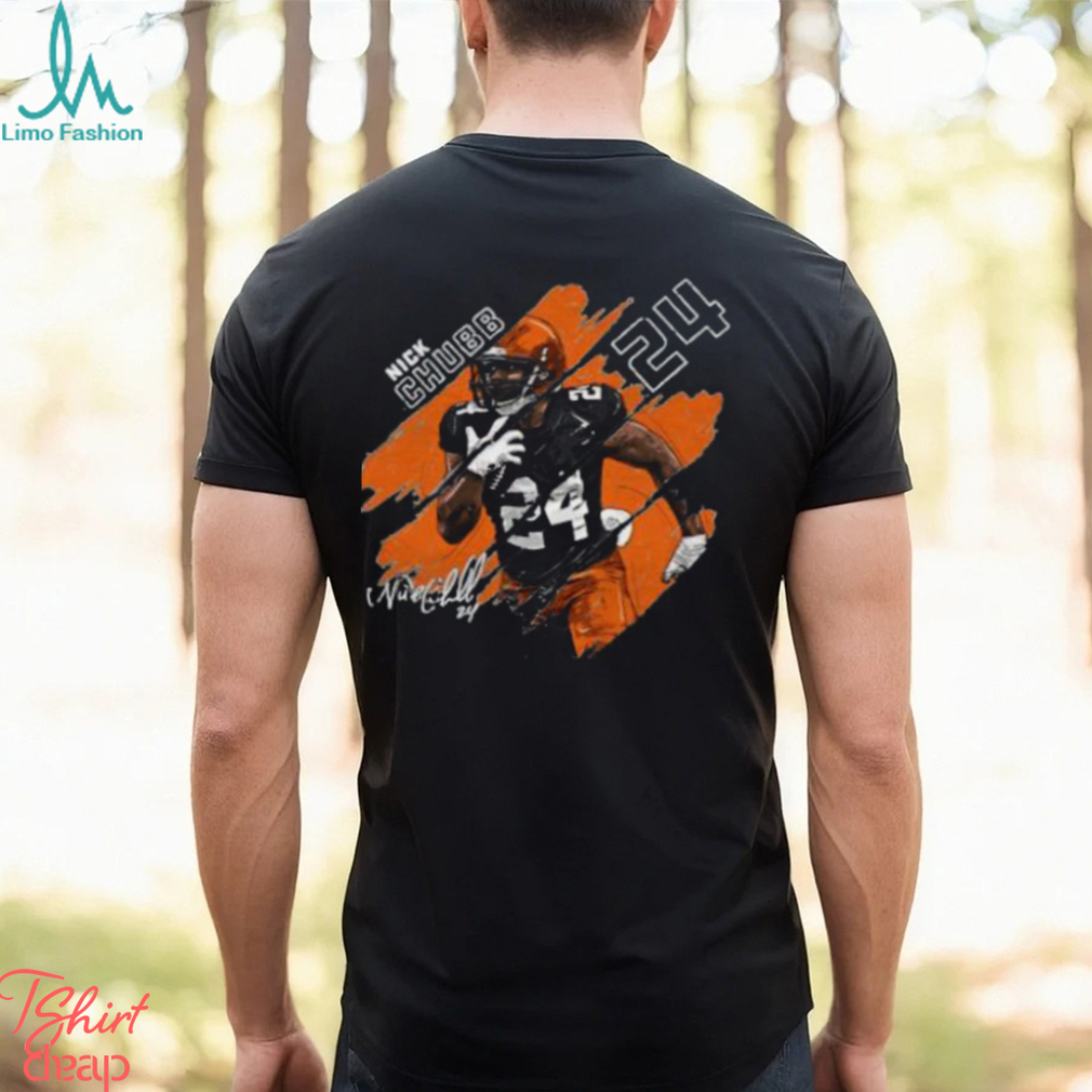 American football running back for the Cleveland Browns signature nick chubb T Shirt American football running back for the Cleveland Browns signature nick chubb T Shirt