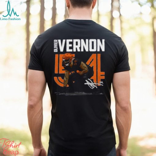 American former professional football player signature oliver vernon T Shirt
