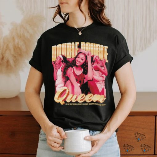 Angel Reese double double queen shirt