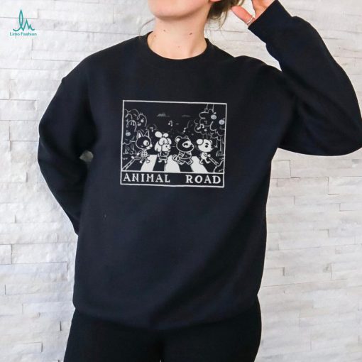 Animal road animal crossing characters shirt