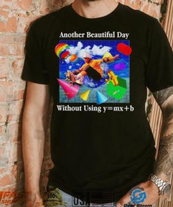 Another beautiful day without using y = mx+b shirt