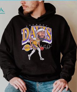 Anthony Davis professional basketball player for the Los Angeles Lakers signature cartoon shirt