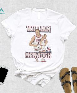 Arizona NCAA Men’s Basketball William Menaugh Official 2023 2024 Post Season Shirt