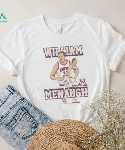 Arizona NCAA Men's Basketball William Menaugh Official 2023 2024 Post Season Shirt