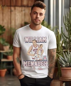 Arizona NCAA Men's Basketball William Menaugh Official 2023 2024 Post Season Shirt