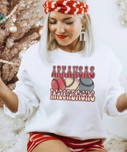 Arkansas Razorbacks Comfort Colors Baseball T Shirt