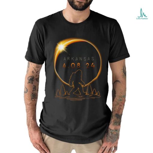 Arkansas Total Solar Eclipse 2024 Bigfoot Solar Eclipse Digital shirt