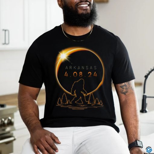 Arkansas Total Solar Eclipse 2024 Bigfoot Solar Eclipse Digital shirt