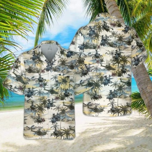 Army Boeing Ah 64 Apache Aop Pocket Hawaiian Shirt Cheap