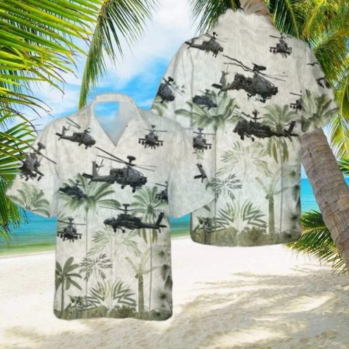 Army Boeing Ah 64 Apache Cheap Hawaiian Shirt