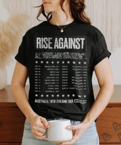 Artist First Merch Store Rise Against Nz 2024 Tour New Shirts