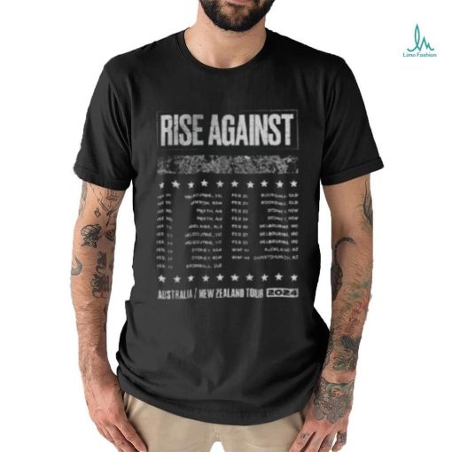 Artist First Merch Store Rise Against Nz 2024 Tour New Shirts