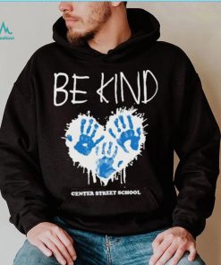Athlete logos be kind center street school T shirt