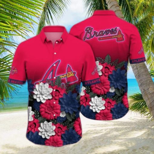 Atlanta Braves MLB Flower Hawaii Shirt And Tshirt For Fans