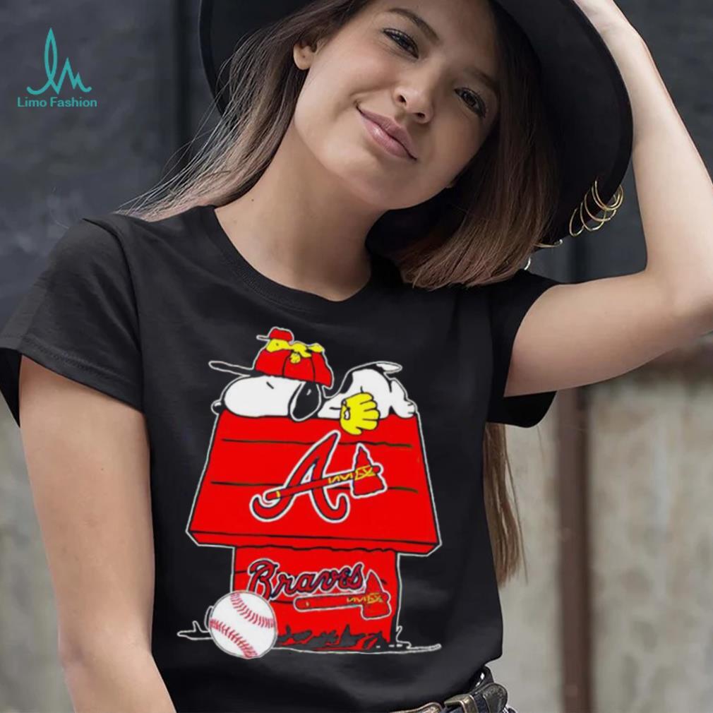 Atlanta Braves Snoopy And Woodstock The Peanuts Baseball shirt mens t shirt Atlanta Braves Snoopy And Woodstock The Peanuts Baseball shirt mens t shirt