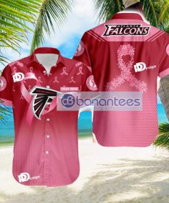 Atlanta Falcons Breast Cancer Awareness Tropical Hawaiian Shirt Gift For Men And Women