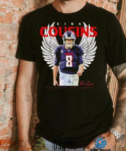 Atlanta Falcons Kirk Cousins with wings signature shirt