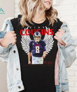 Atlanta Falcons Kirk Cousins with wings signature shirt