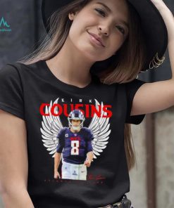 Atlanta Falcons Kirk Cousins with wings signature shirt