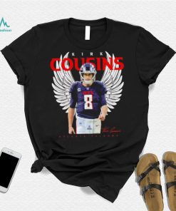 Atlanta Falcons Kirk Cousins with wings signature shirt