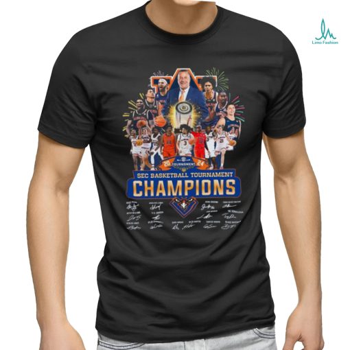 Auburn Tigers 2024 Sec Basketball Tournament Champions Shirt