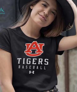 Auburn Tigers Blue Baseball Tech Performance T Shirt