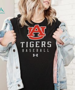 Auburn Tigers Blue Baseball Tech Performance T Shirt