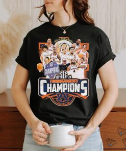 Auburn Tigers Men’s Basketball Team SEC Tournament Champions 2024 Shirt