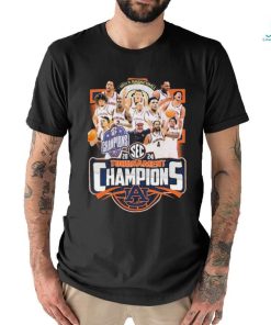 Auburn Tigers Men’s Basketball Team SEC Tournament Champions 2024 Shirt