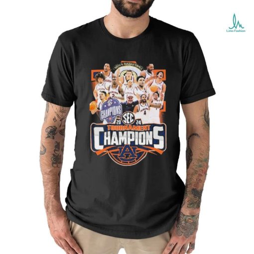 Auburn Tigers Men’s Basketball Team SEC Tournament Champions 2024 Shirt