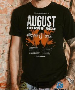 August Burns Red Death Below Europe 2024 Tour Poster shirt
