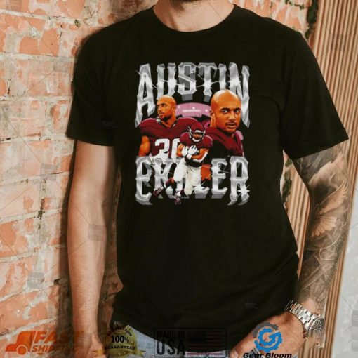Austin Ekeler number 30 Washington Commanders football player vintage shirt