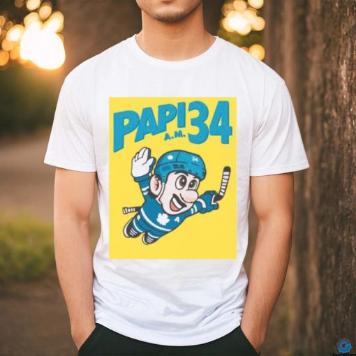 Auston Matthews Super Papi 34 Toronto Maple Leafs poster shirt