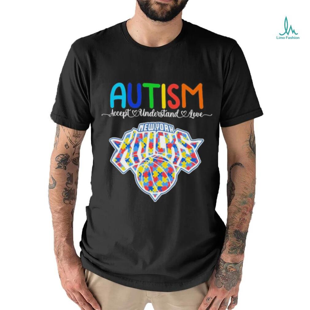 Autism Accept Understand Love New York Knicks 2024 Shirt Autism Accept Understand Love New York Knicks 2024 Shirt