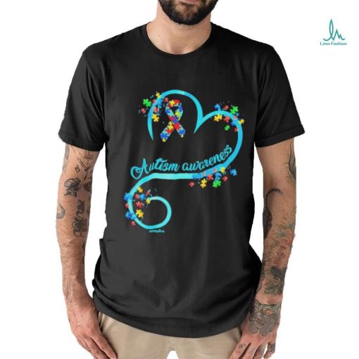 Autism Awareness Heart Colors shirt