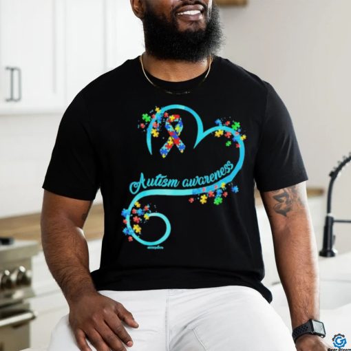 Autism Awareness Heart Colors shirt