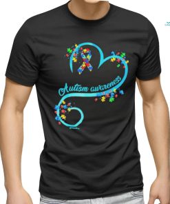 Autism Awareness Heart Colors shirt